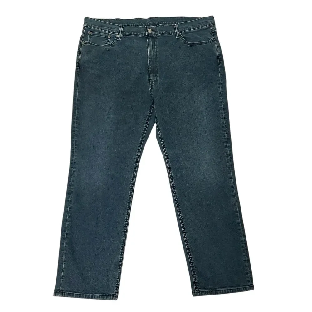 Levi's 541 Jeans Mens 42x31 Blue Straight Leg Stretch Work Comfort Durable Denim